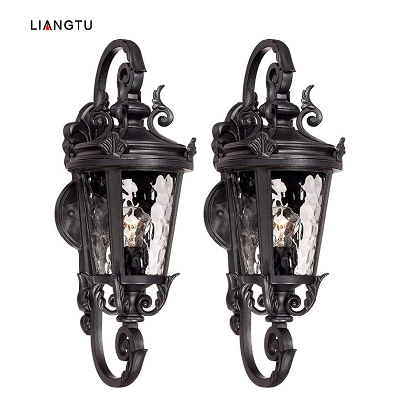 High quality European style outdoor wall lamp porch decorative  led wall light