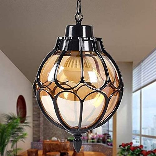 farmhouse style Hanging Light Waterproof chandelier Ceiling Lights Hanging Caged Pendant Light