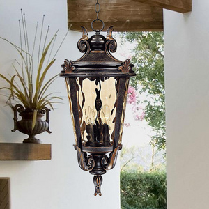 American style chandeliers led indoor and outdoor use decorative pendant light outdoor hanging wall light