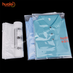 Wholesale Custom Logo Clear Plastic Pouch Bag Clothes Zip Lock Bag Garment Socks Clothing Packaging PVC Zipper Bags