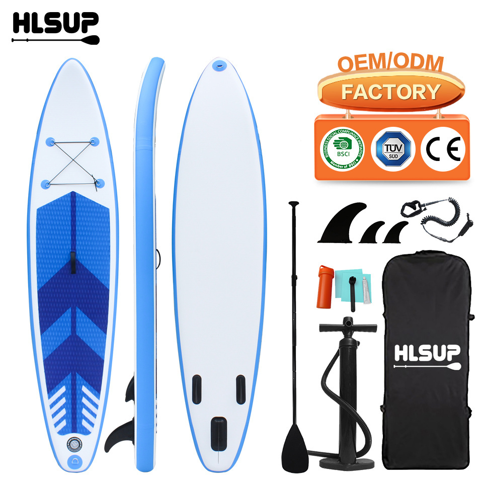 Inflatable Sup Board 2024 Double Layer Inflatable Lifeguard Rescue Paddle Board Surfing Life Saving Rescue Board