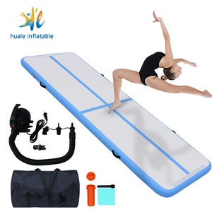 Inflatable Air Gym Mat Gymnastics Training Set Taekwondo Equipment Cheerleading Tumble Air Track Yoga Floor Cheerleading Landing