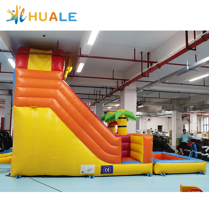 Popular Customized Inflatable Castle Bouncy Revolving Rainbow Water Jumping Obstacle Course Party Playground Decorative Balloon