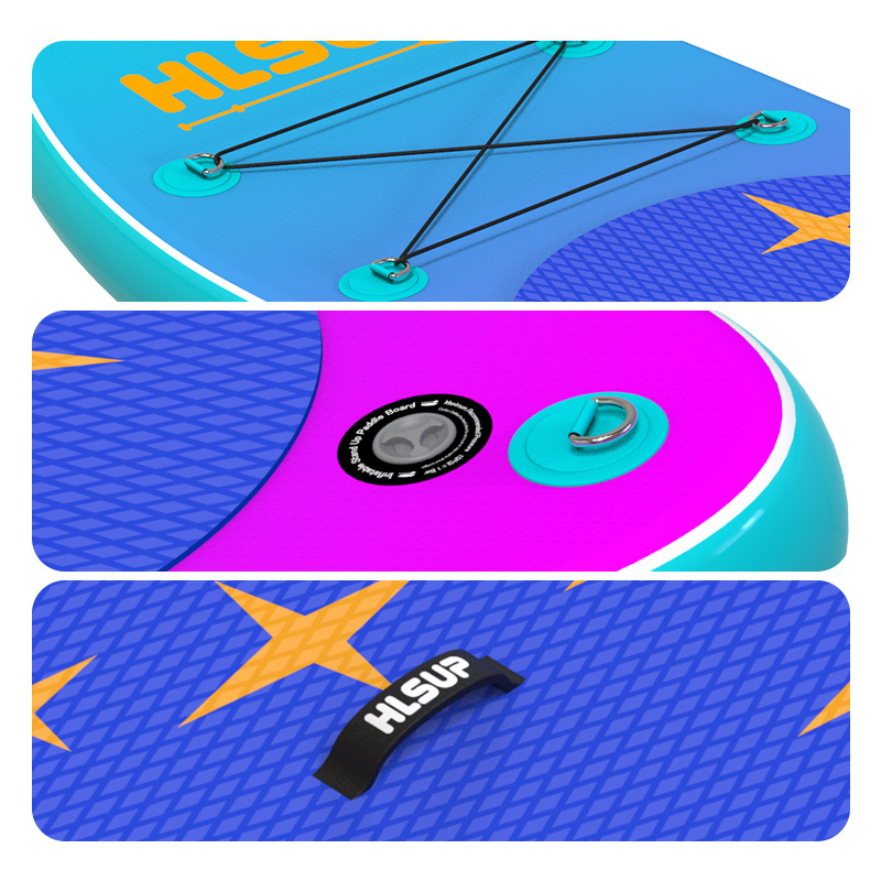 New Product Drop Stitch Inflatable Paddle Board 14 Feet Stand Up SUP Race Wholesale SUP Paddle Board