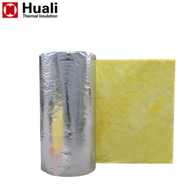 fsk faced fiberglass insulation blanket glasswool roll aluminum foil roll insulation