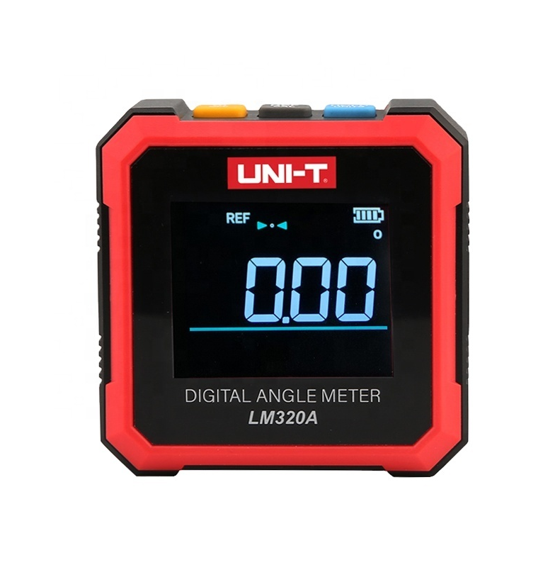 UNI-T LM320A Two-side magnets Angle Meter Digital Protractor Magnetic Inclinometer Angle Tester Bevel Box Measuring Tools