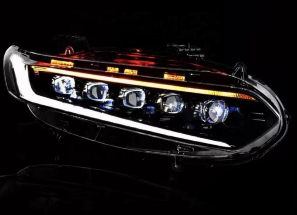 Hot sale upgrade to matrix full led headlamp headlight with a touch of blue for Honda Accord head lamp head light 2018-2019