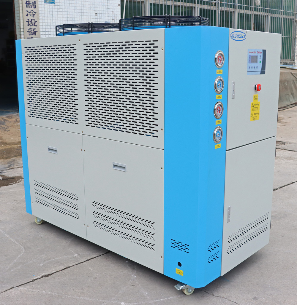 Plastic Cooling Chiller 8 Ton 10HP Cooling Capacity Industrial Chiller Air Cooled Water Cooler