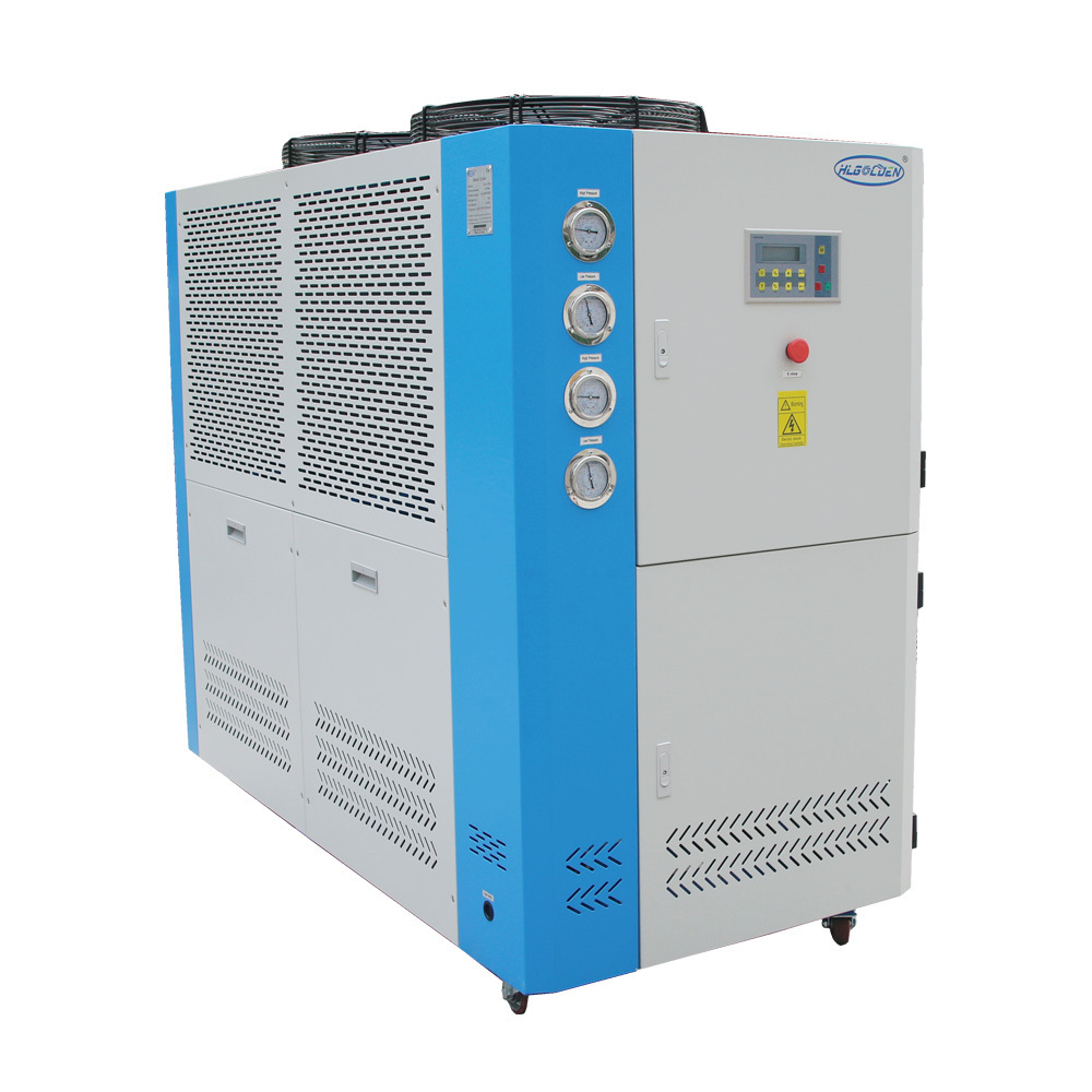 Plastic Cooling Chiller 8 Ton 10HP Cooling Capacity Industrial Chiller Air Cooled Water Cooler