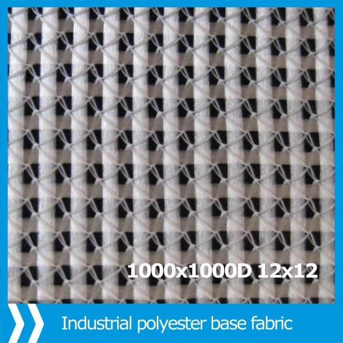 High tenacity100% polyester knitted fabric for making waterproof material