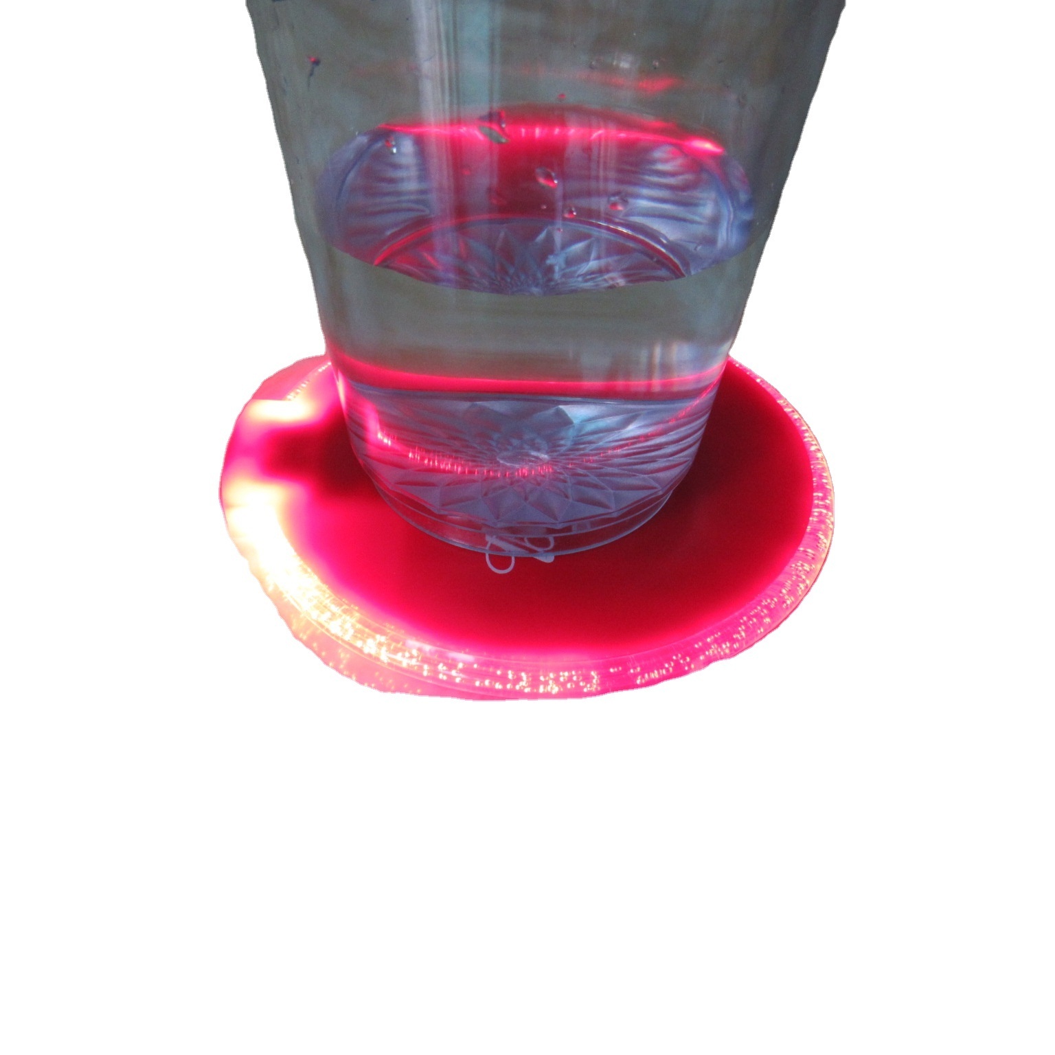 factory customized led coaster lights for bottle