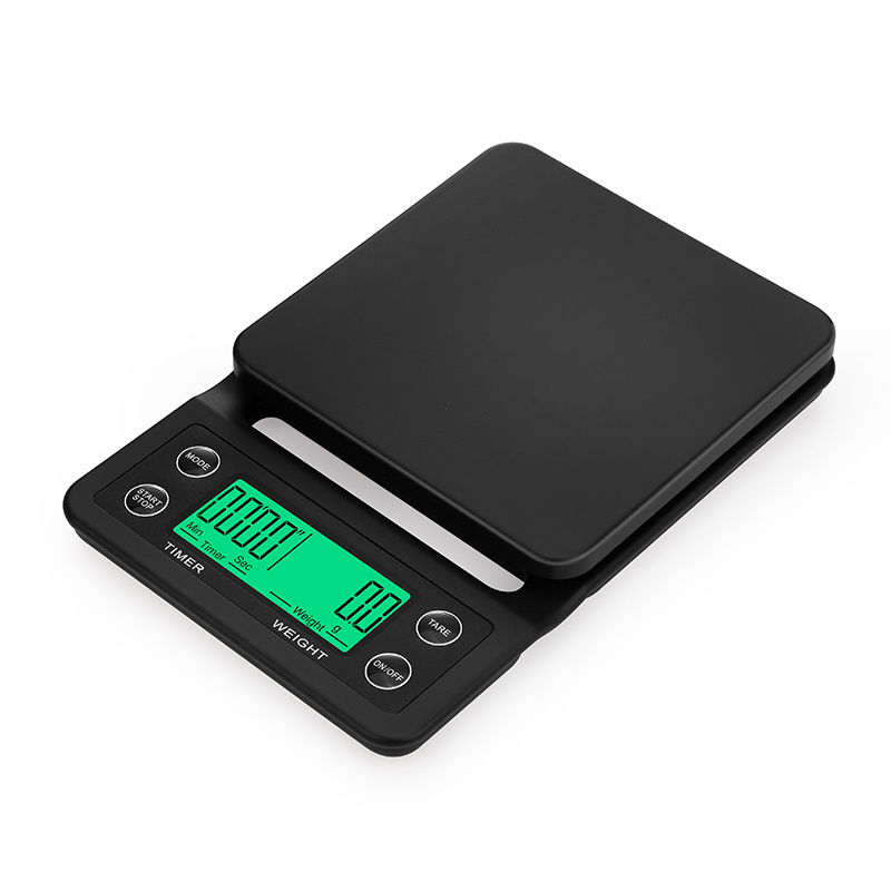 mini coffee scale electronic kitchen weighing scale  with time counting