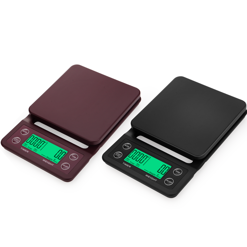 mini coffee scale electronic kitchen weighing scale  with time counting