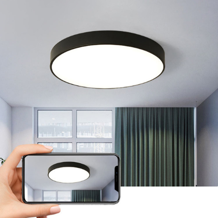 Ultra Thin Home Office Indoor Lighting Round Led Light Surface Mounted Ceiling Lamp 18w 36w 48w 54w Led Ceiling Light