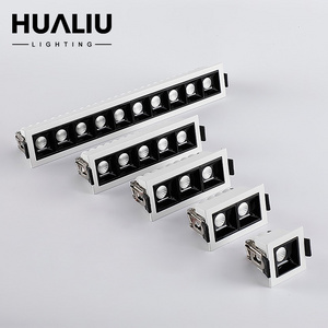 Hot Selling Product Indoor Lighting Shop Home Office 3w 5w 10w 20w 30w Led Grille Linear Light