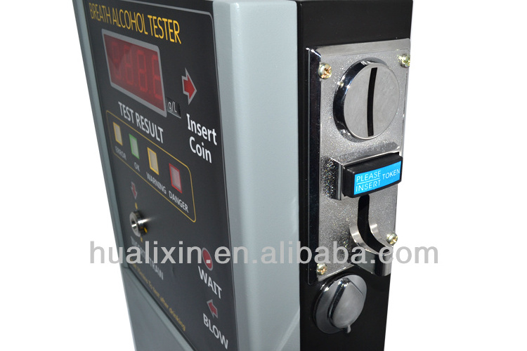 2017 AT-819 Coin Operated Breath Alcohol Tester/ Digital Breathalyzer for Public Occasions