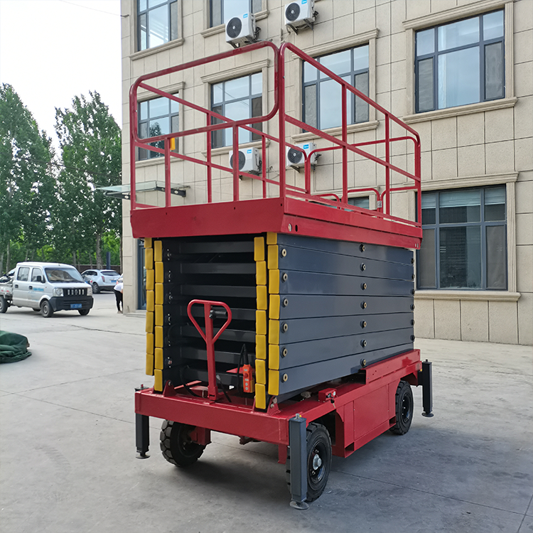 CE 4m 6m 8m 10m 12m 14m 16m 18m mini scissor lift table elevated small electric lift table Electric Scaffolding