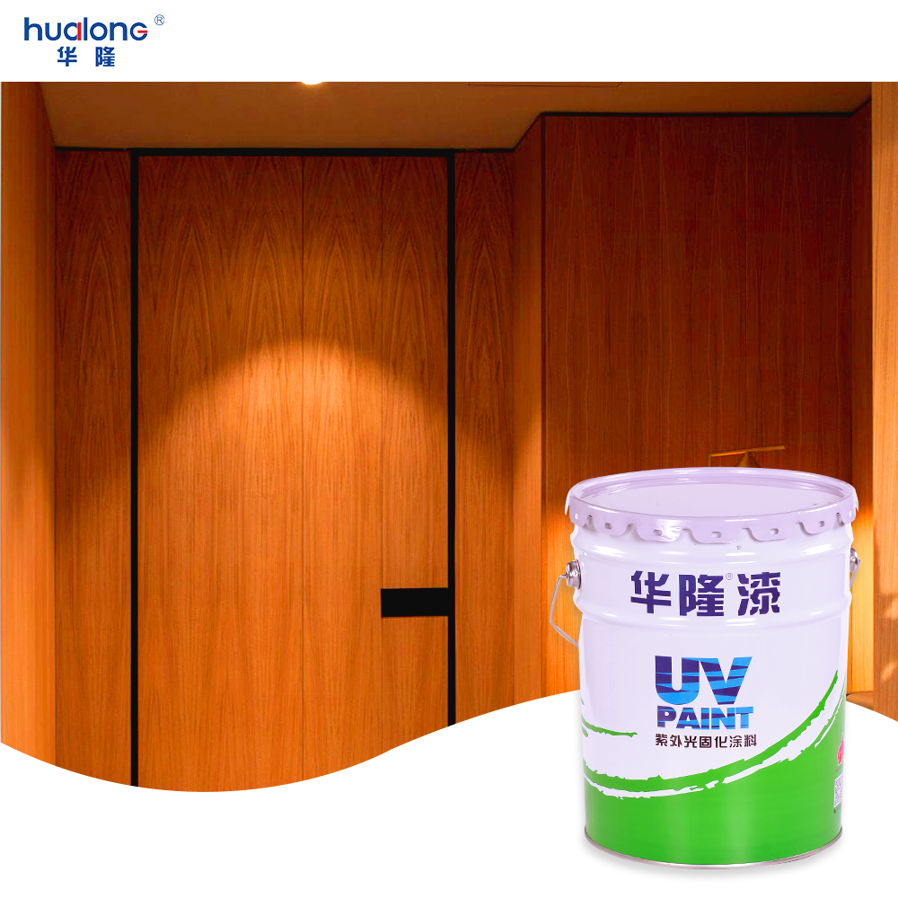 UV Spray Paint transparent varnish recyclable  top coat  for spraying machine