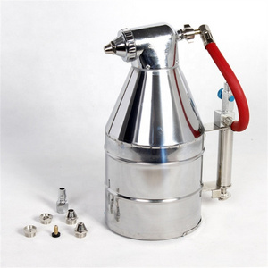 China factory supply air hopper spray gun Diatom mud sandblast real stone paint spray gun