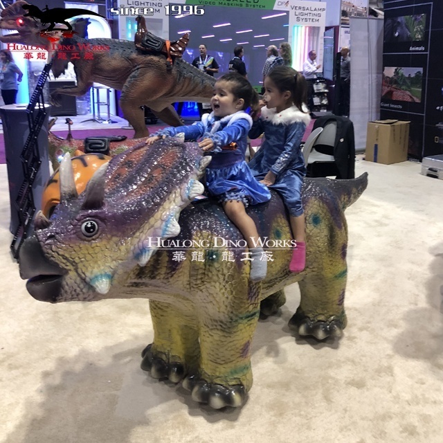 playground dinosaur walking coin operated walk dinasours dinosaur kids dino riders  for shopping mall