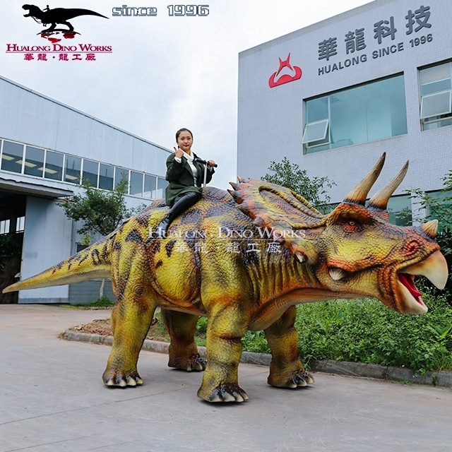 playground dinosaur walking coin operated walk dinasours dinosaur kids dino riders  for shopping mall