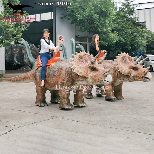 High Quality Ride On Realistic Dinosaur Robot For Amusement Park Rides