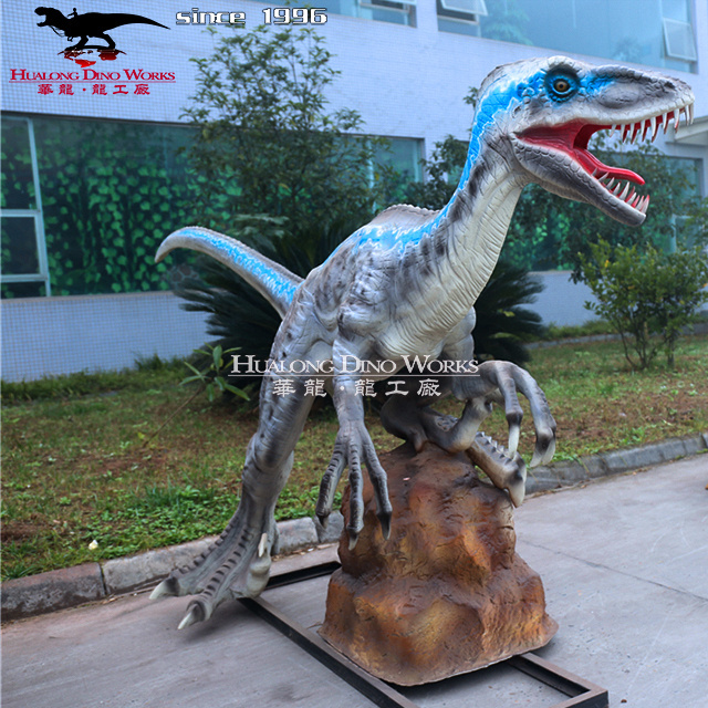 High Emulated Dinosaur Action Figure Real Size Velociraptor