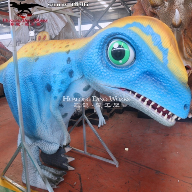 Realistic Dinosaur Costume Of Clothes Velociraptor For Jurassic Dinosaur Park