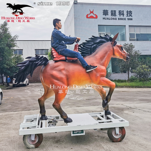 Amusement Park Life Size Horse Statue  Animatronic Horse