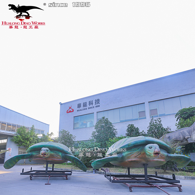 Artificial High Simulation 3D Animal Model Animatronic Sea Turtle