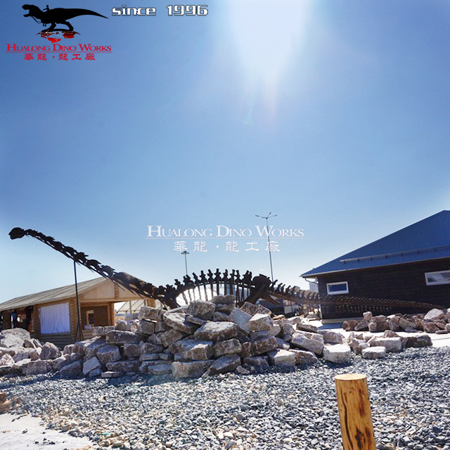 Amusement park high simulation handmade dinosaur skeleton