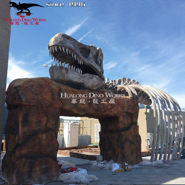 Amusement park high simulation handmade dinosaur skeleton