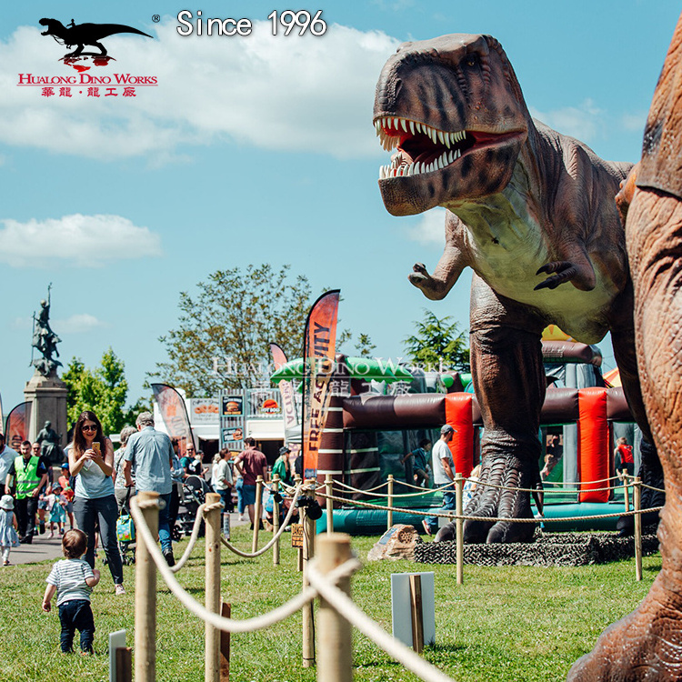 Manufacture dinosaur life size realistic dinosaur dino theme park animatronic model dinosaur