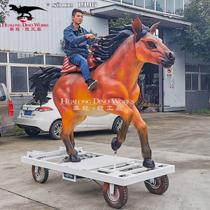 Amusement Park Life Size Horse Statue  Animatronic Horse