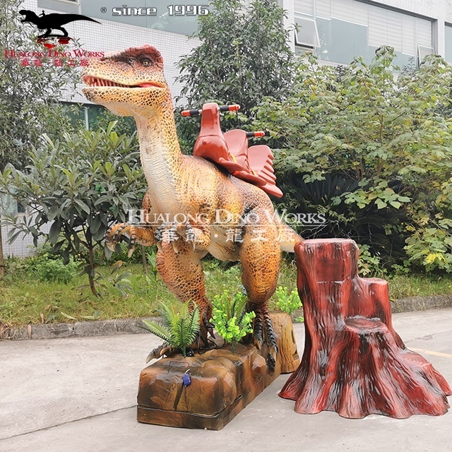 High Quality Ride On Realistic Dinosaur Robot For Amusement Park Rides