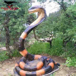 Theme Amusement robot animal snake model with cheapest price