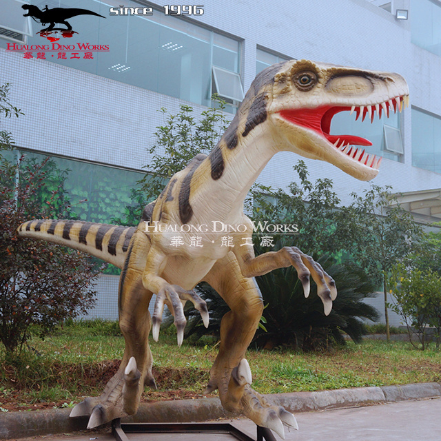 High Emulated Dinosaur Action Figure Real Size Velociraptor