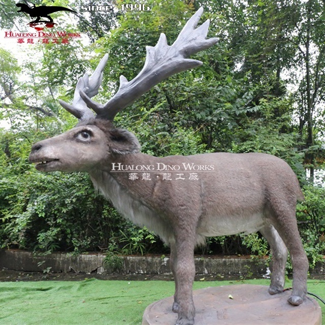 Animated Life Size Animals Christmas Reindeer