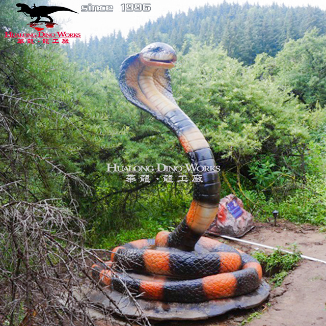 Artificial Snake Artificial Snakes Theme Park Lifelike Artificial Animatronic Rubber Snake