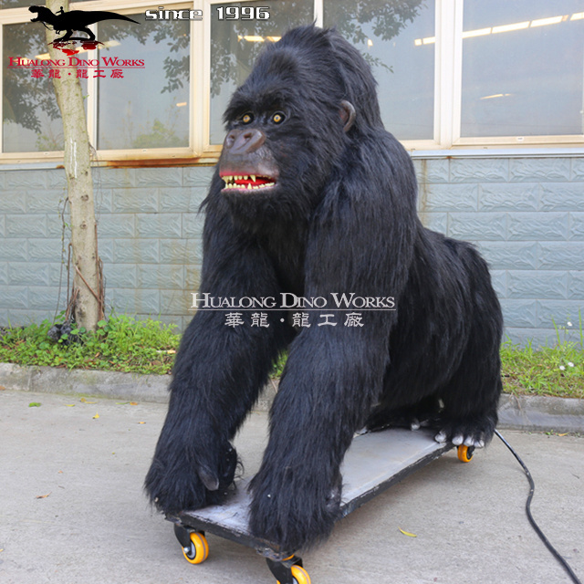 Animatronic Animal Lifesize apes and monkeys model for Zoo equipment