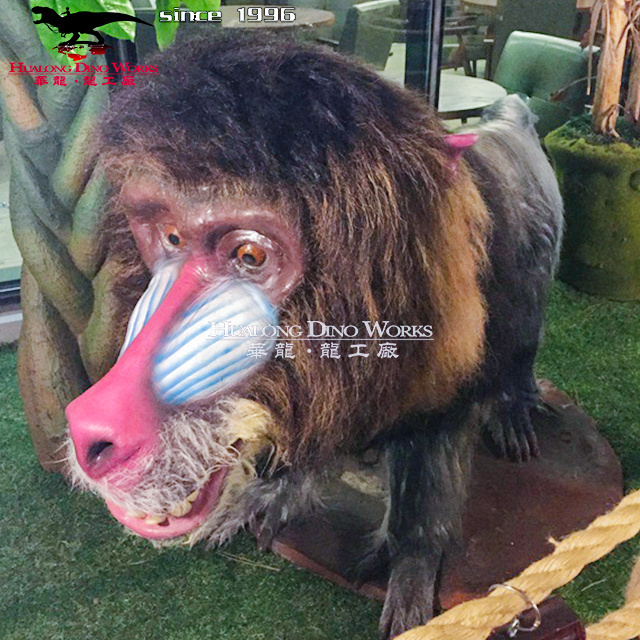 Animatronic Animal Lifesize apes and monkeys model for Zoo equipment