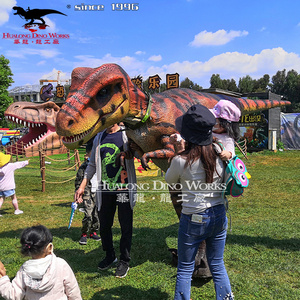 Playground Robot Artificial Dinosaur Custom Adult Realistic Walking Dinosaur Costumes