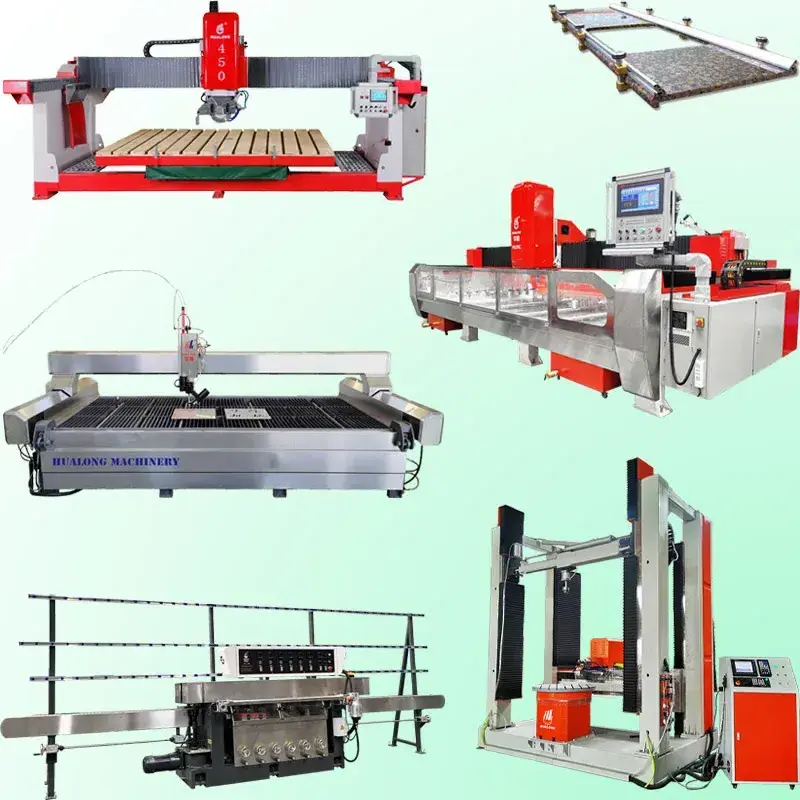 Hualong Machinery Cnc Router Marble 5 Axis Cnc Bridge Saw Stone Cutting Machine 5axis Marble Cutter Machine Price