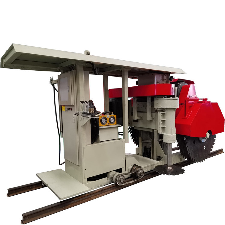 Hualong stone machinery double blade stone brick making machine quarry stone block cutting machine for sandstone in kenya