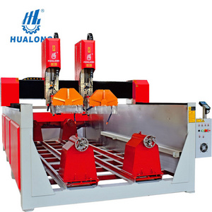 Hualong Machinery Marble Granite Stone Carving Engraving Baluster Machine for granite carving and engraving