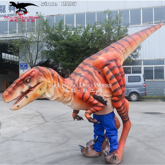 High Quality Dinosaur Like Realistic Velociraptor Costume And Other Dinosaur Suit