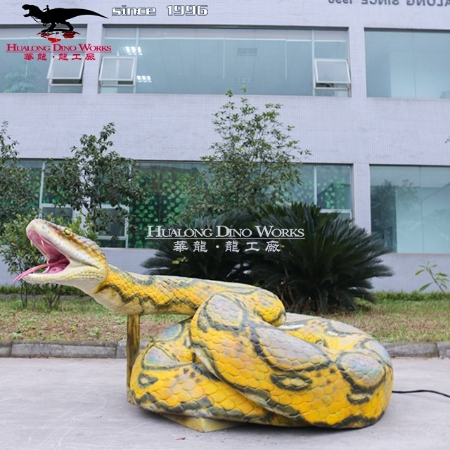 Playground Other Amusement Park Products Remote Control Realistic Handmade Animatronic Snake