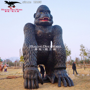 2023 Animated Life Size Animatronic Gorilla Education Display