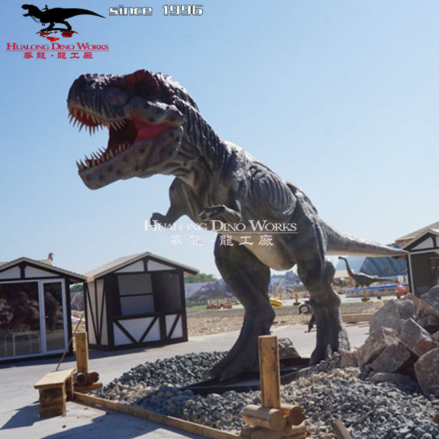 amusement park realistic robot animatronic dinosaur model