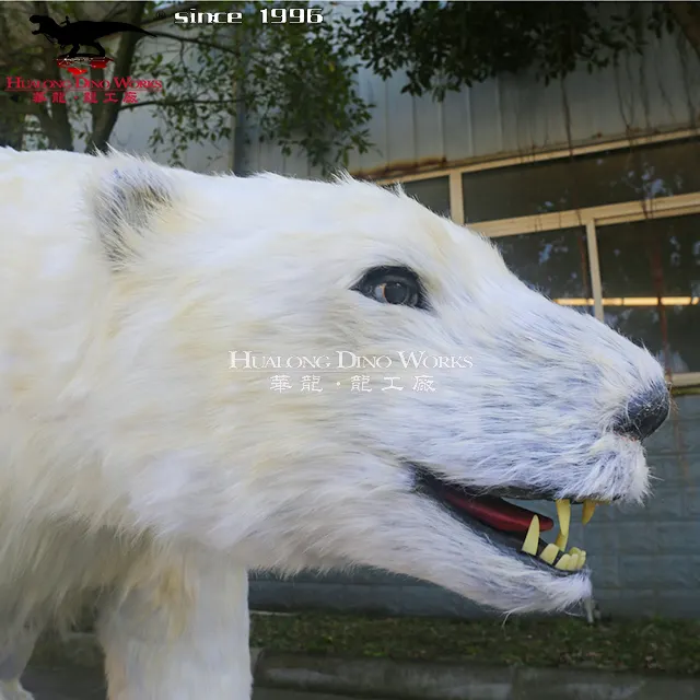 Theme Park Life Aize Simulation Animal Animatronic Polar Bear